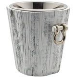 ROUGH WOOD ICE BUCKET - Chora Mykonos