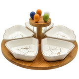 COCKTAIL BITES TRAY WHITE