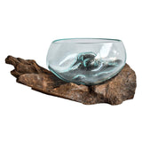 STAND BOWL GLASS - Chora Barefoot Luxury Living