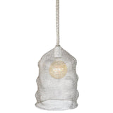 Artisanal Knit Wire Pendant Light - Chora Barefoot Luxury Living