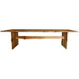 TEAK WOOD DINING TABLE 290x110x80cm - Chora Mykonos