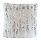 SILVER BRUSHSTROKE PILLOW 42X42