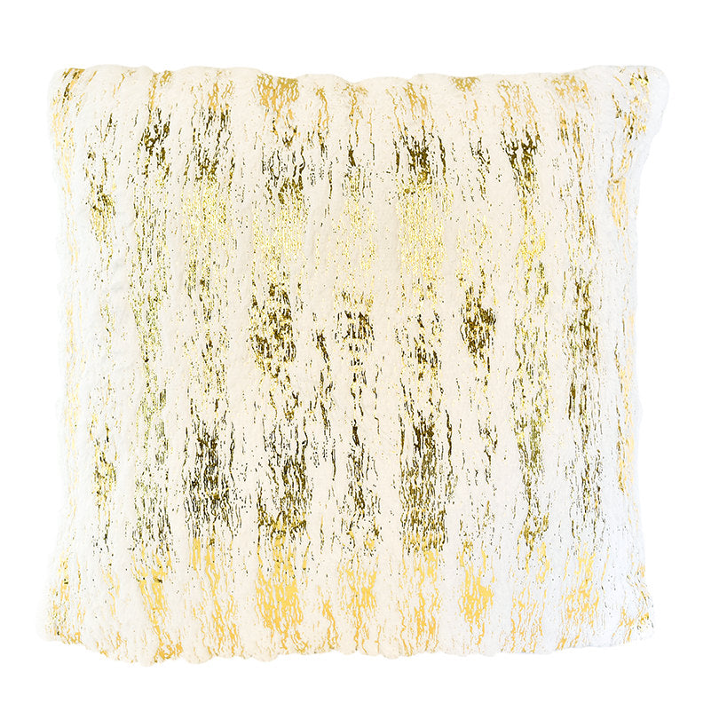 GOLD BRUSHSTROKE PILLOW 42X42