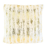 GOLD BRUSHSTROKE PILLOW 42X42