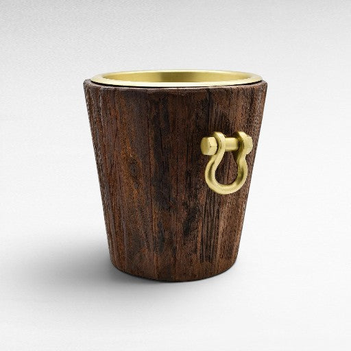 ROUGH WOOD ICE BUCKET NATURAL - Chora Mykonos