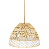 White Line Bamboo Pendant Light - Chora Barefoot Luxury Living