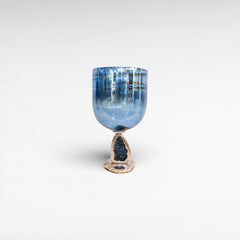 GLASS ALUMINIUM CANDLE HOLDER - Chora Mykonos