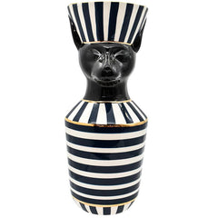VASE AT THE NILE BLACK AND WHITE - Chora Mykonos