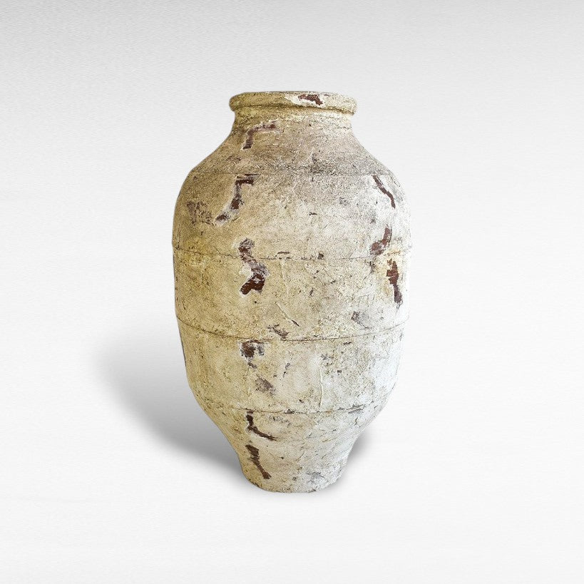 PLANTER TERRACOTTA WITH ANTIQUE FINISH 55x55x110cm - Chora Mykonos