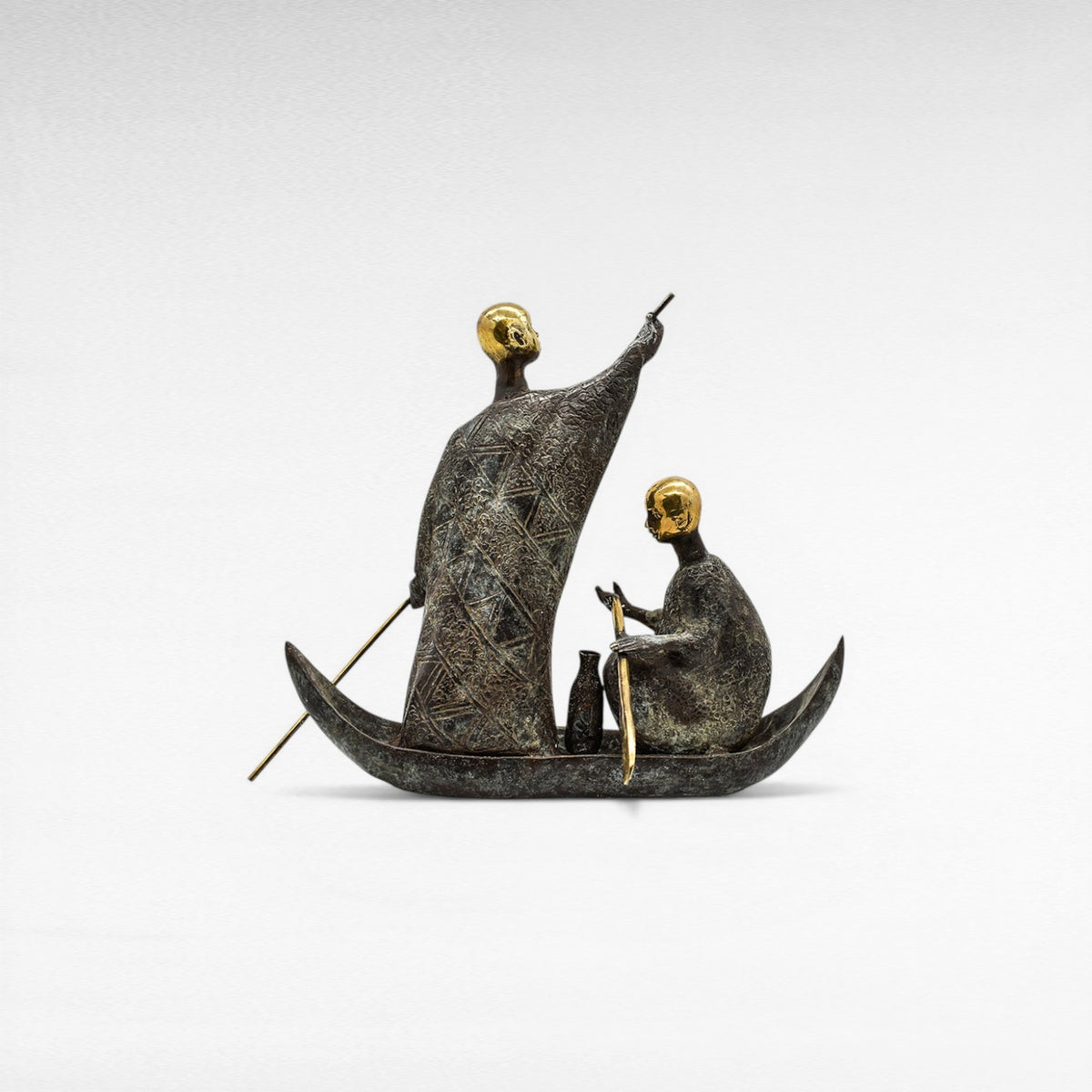 ON A BOAT BRONZE DECOR