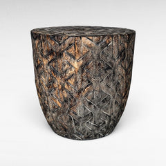 SIDE TABLE TEAK WOOD - Chora Mykonos