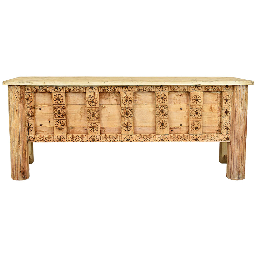 TEAK WOOD BUFFET 205X46X88