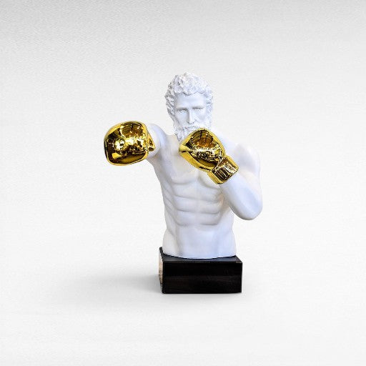 DECORATIVE MALE FIGURE MARBLE AND RESIN 33x56cm - Chora Mykonos