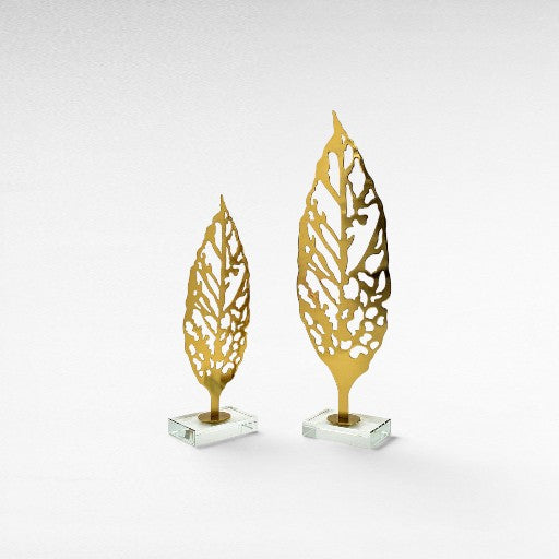 AUTOMN LEAVES SET OF 2 H40 & H30