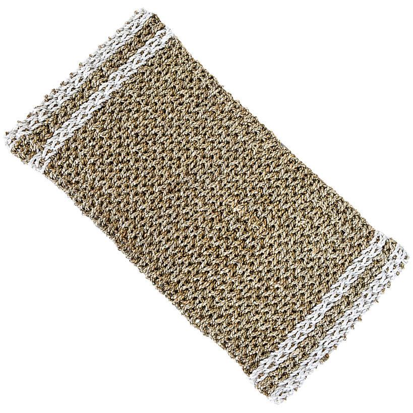 SEAGRASS DOORMAT NATURAL WHITE