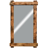 MIRROR FRAME TEAK 130x4x212cm - Chora Mykonos