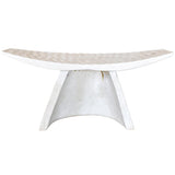 MANGO WOOD BLEACHED STOOL 94x30x42 - Chora Mykonos