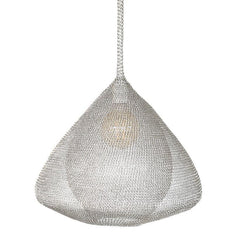 Artisanal Wire Knit Pendant Light - Chora Barefoot Luxury Living