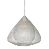 Artisanal Wire Knit Pendant Light - Chora Barefoot Luxury Living