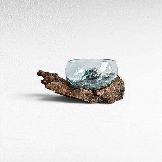 STAND BOWL GLASS - Chora Barefoot Luxury Living