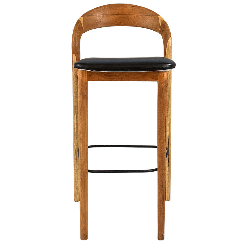 Teak Bar Stool – Elegant Comfort for Every Gathering