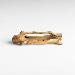 DECOR TRAY WOOD NATURAL 35x45x30cm - Chora Mykonos