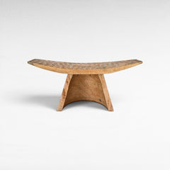 NATURAL MANGO WOOD STOOL 94x30x42 - Chora Mykonos