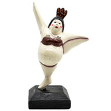 WOODEN BALLERINA 14x12x25cm - Chora Mykonos