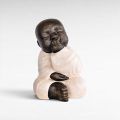 FIGURINE SHAOLIN MUTE FIBER CEMENT - Chora Mykonos