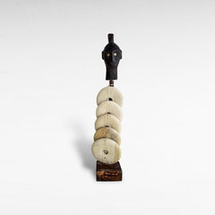 WOODEN STATUE 15x15x95cm - Chora Mykonos