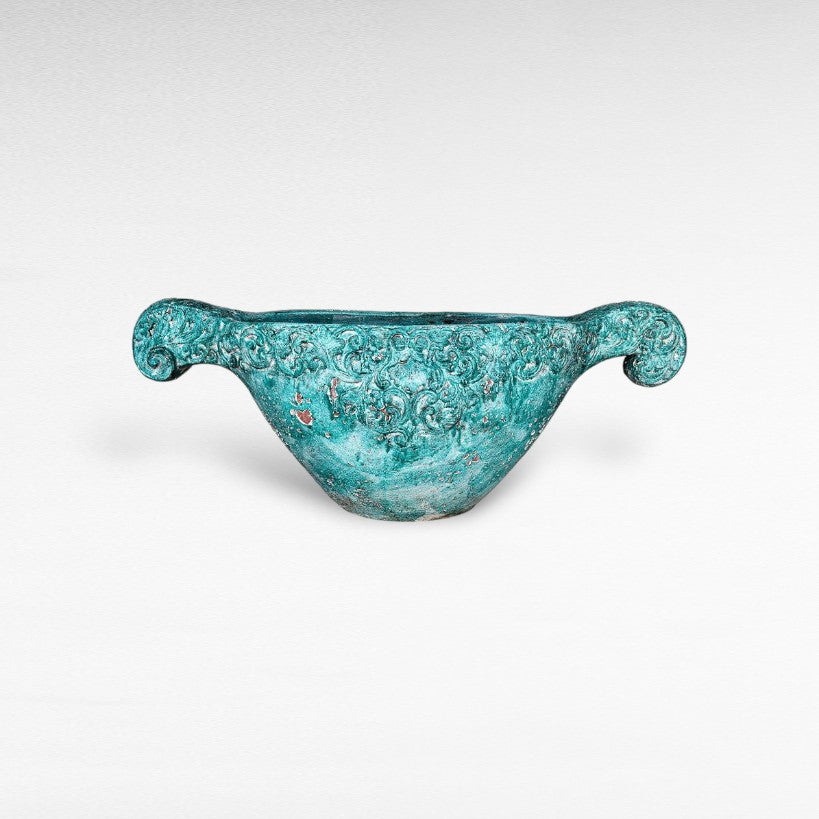 VASE WITH CARVING - Chora Mykonos