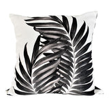 BLACK & WHITE SHAVED VELVET PILLOW - Chora Mykonos