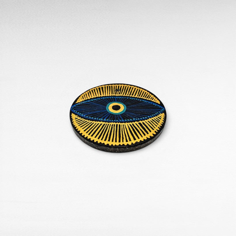 HANDPAINTED STONE CHARM MULTICOLOR - Chora Mykonos