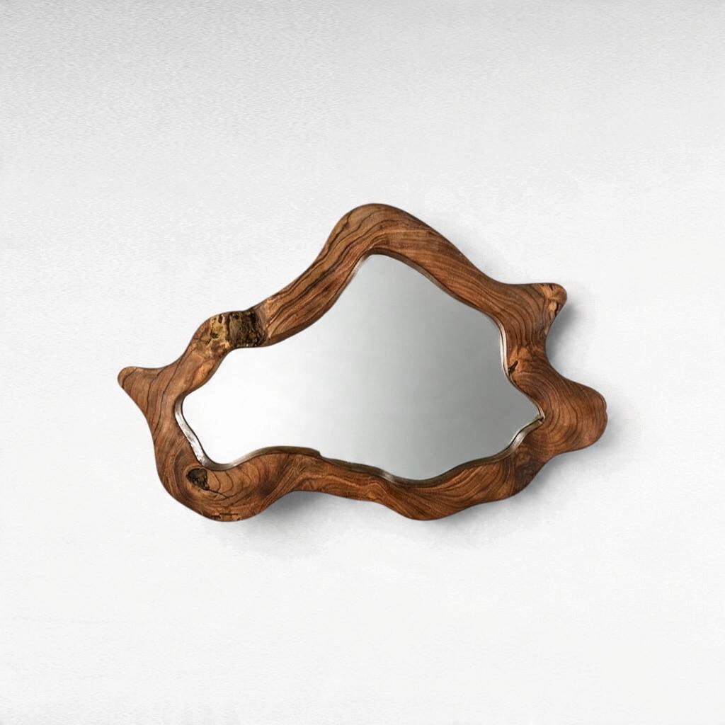 MIRROR TEAK WOOD
