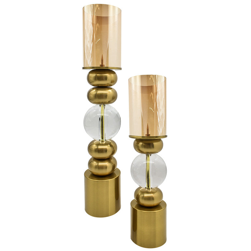 CANDLE HOLDERS SET OF 2