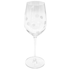 LINE & DOT WINE GLASS 500ML 10x10x26cm - Chora Mykonos