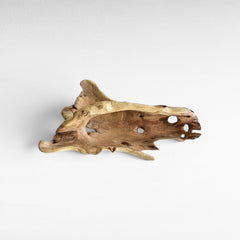 DECOR TRAY WOOD NATURAL 75x35x20cm - Chora Mykonos