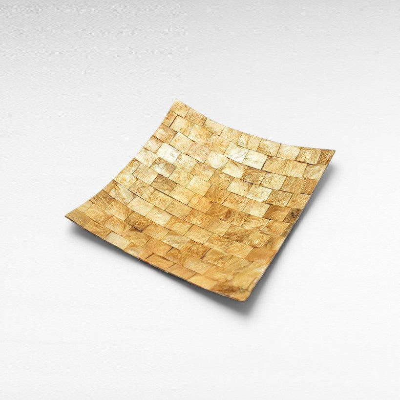 TRAY GOLDEN SQUARE - Chora Mykonos