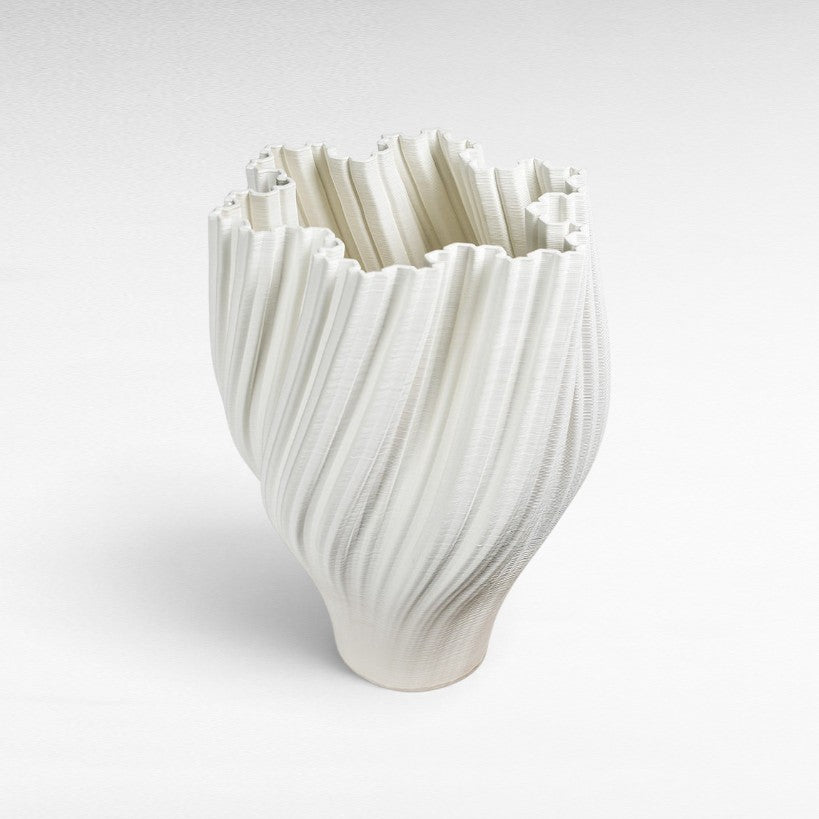 PLEATED VASE