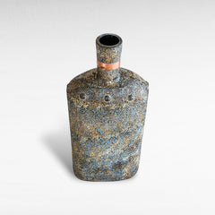 POT WITH COPPER RING - Chora Mykonos