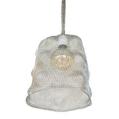 Artisanal Knit Wire Pendant Light - Chora Barefoot Luxury Living