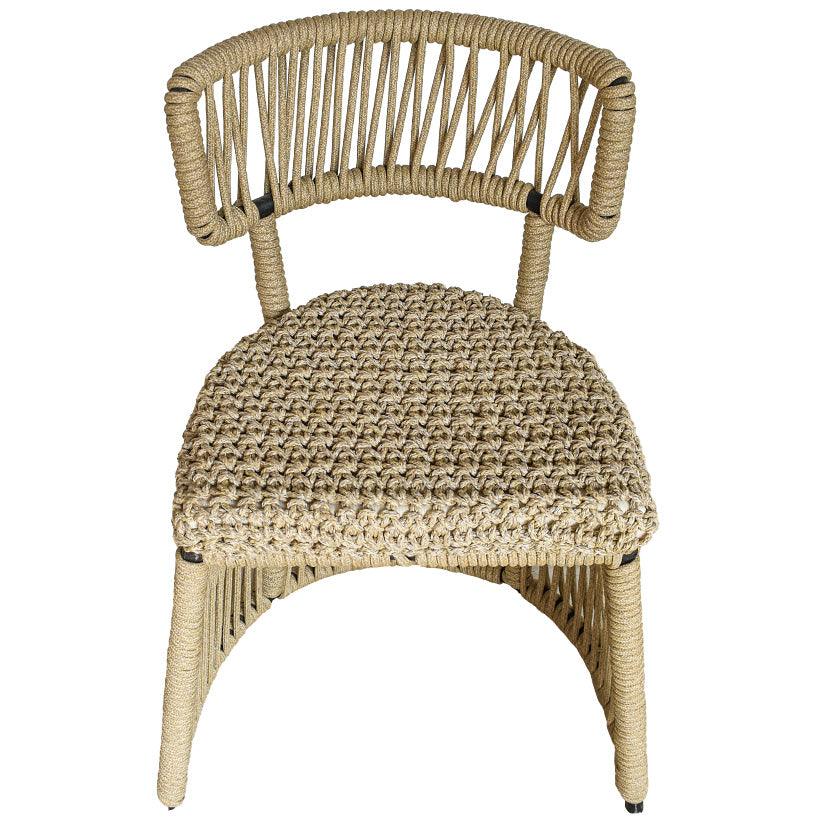 CHAIR ROPE NATURAL 50x45x85cm