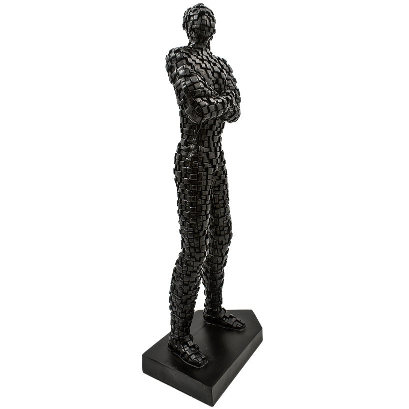 Standing Man Black – Elegant Modern Décor Piece