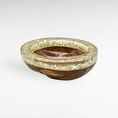TEAK BOWL RESIN WHITE 30x25x9cm - Chora Mykonos