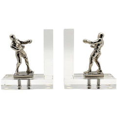 BOXER BOOKEND ACRYLIC WITH SHINY NICKEL FINISH - Chora Mykonos