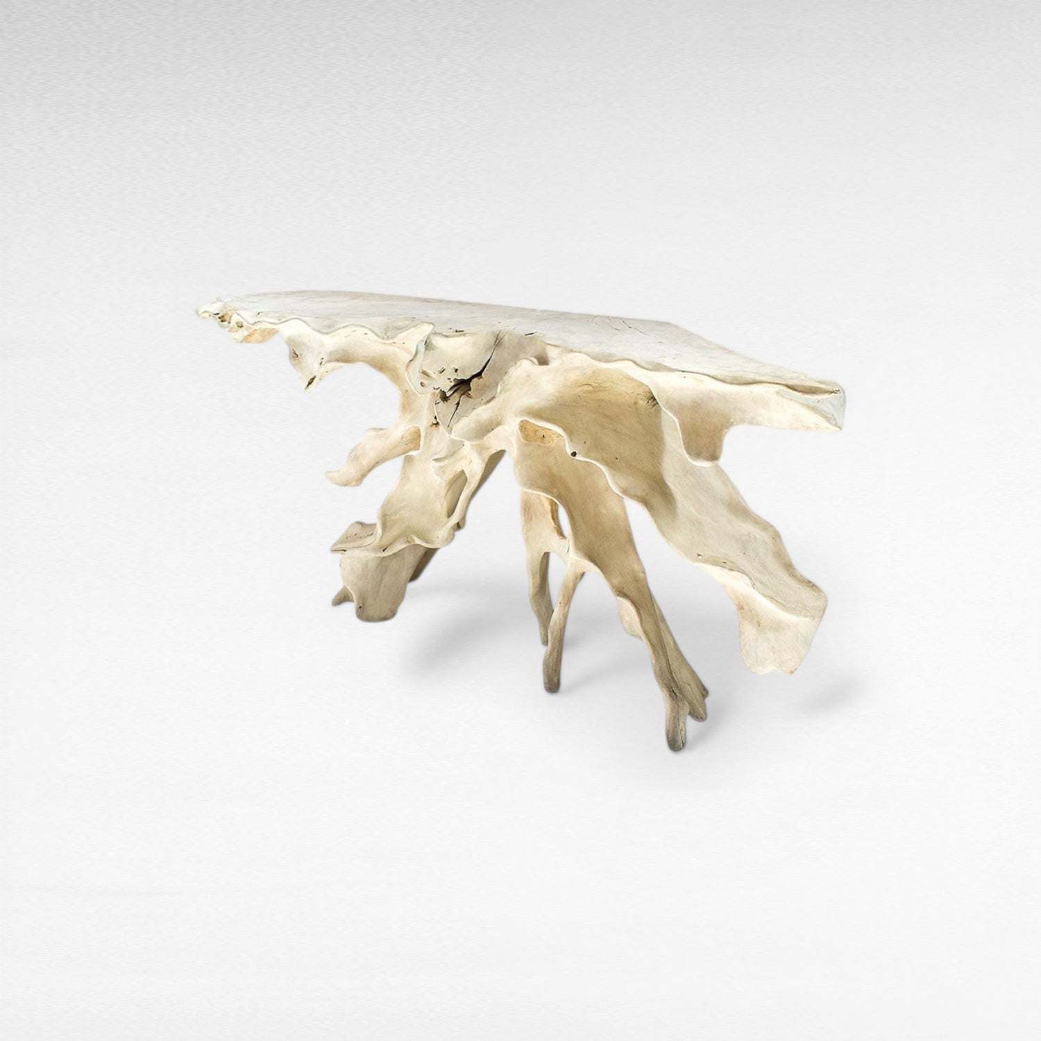 MAHOGANY WOOD BLEACHED COLOR W180 |D43 |H80 CM