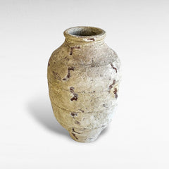 PLANTER TERRACOTTA WITH ANTIQUE FINISH 55x55x110cm - Chora Mykonos
