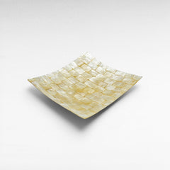 TRAY / WHITE SQUARE 20x20x2cm - Chora Mykonos
