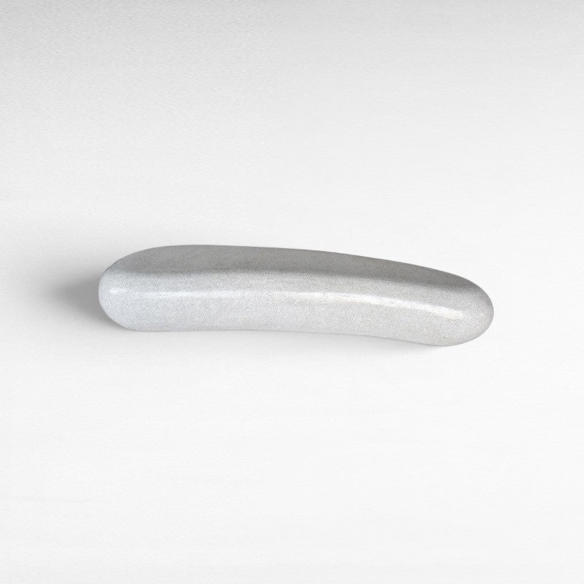 FIBER AND CEMENT DOWN TO EARTH BENCH DIRTY WHITE - Chora Mykonos
