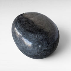 FIBER AND CEMENT STOOL BLACK MEDIUM - Chora Mykonos
